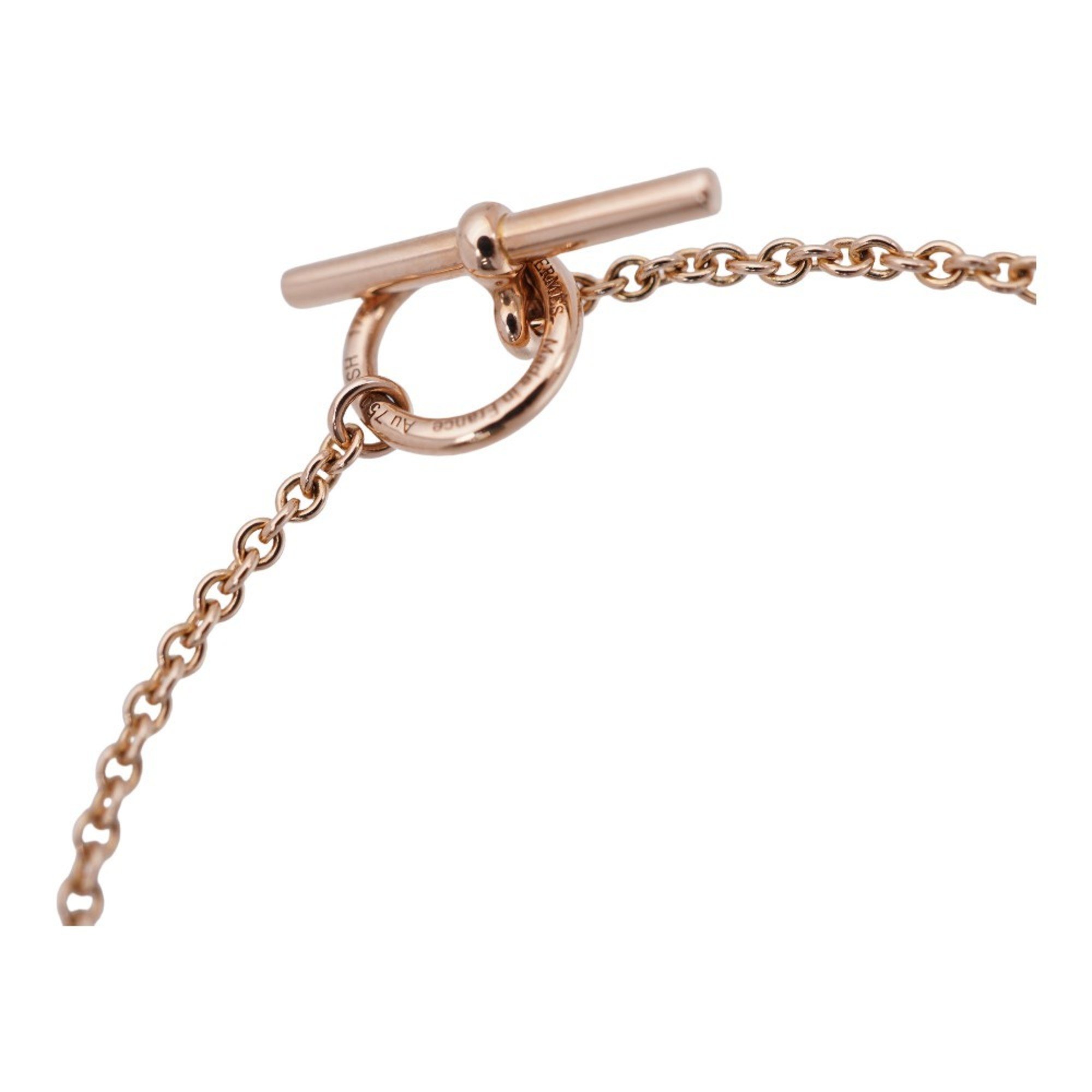 Hermes Chaine d'Ancle Punk K18PG Bracelet 750PG Pink Gold 0034HERMES Ladies 6A0034IEG6