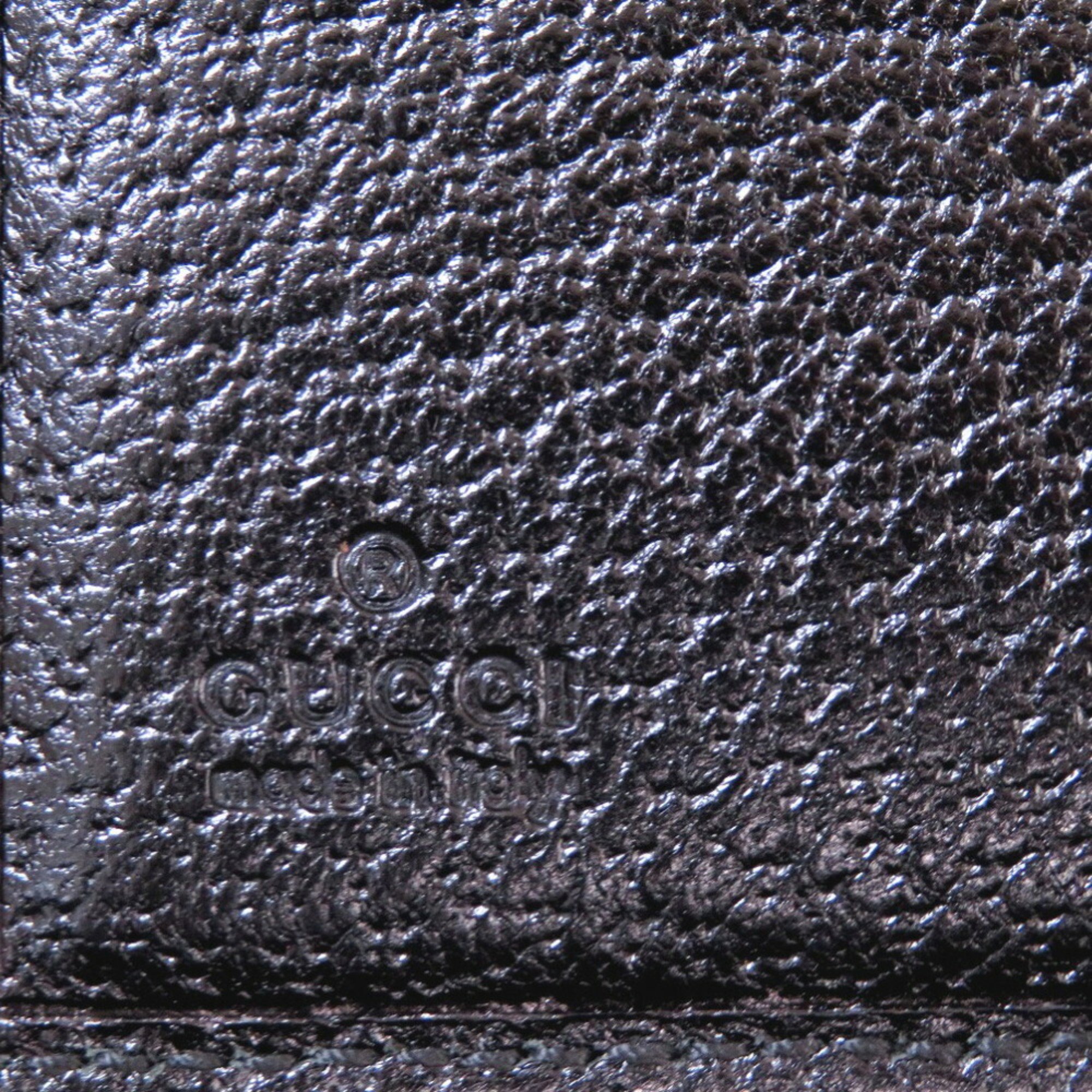 Gucci Jackie GG Canvas Black 141435 W Bifold Wallet 0063 GUCCI 6A0063ZEA5