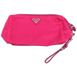 Prada 1NE693 Pouch Nylon Strap Pink Triangular Plate Bag PRADA 6B0053Z5