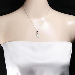 Folli Follie K18WG Necklace Diamond Total Weight Approx. 2.7g 40cm Jewelry