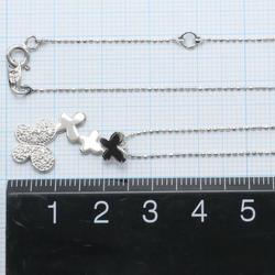 Folli Follie K18WG Necklace Diamond Total Weight Approx. 2.7g 40cm Jewelry