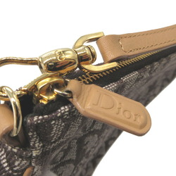 Christian Dior Trotter Canvas Brown Tea Saddle Pouch Handbag 0001Christian 6B0001LPI5