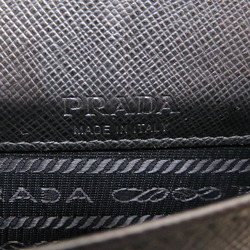 Prada 2ZH068 Leather Black Strap Shoulder Bag 0119PRADA