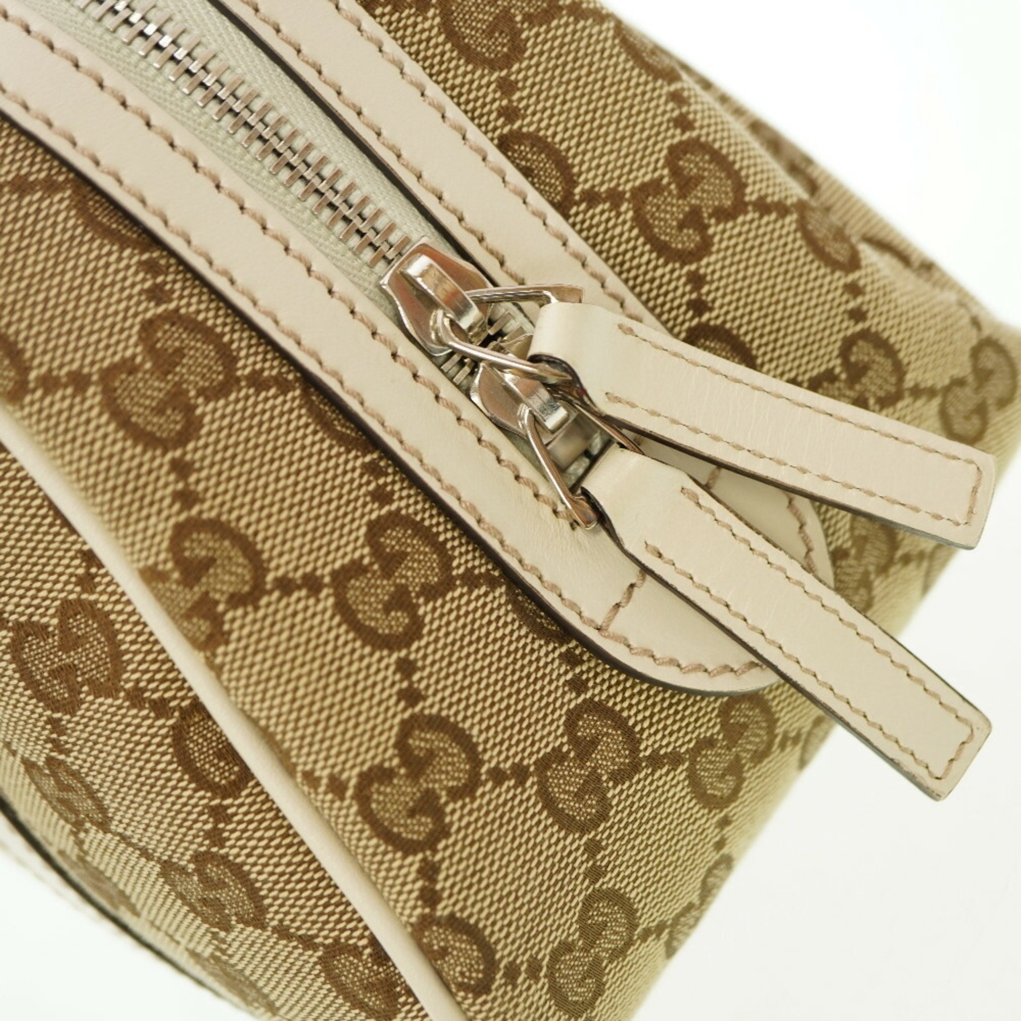 Gucci GG Twins 232958 Shoulder Bag Canvas/Leather Brown 0035GUCCI 6A0035AG5
