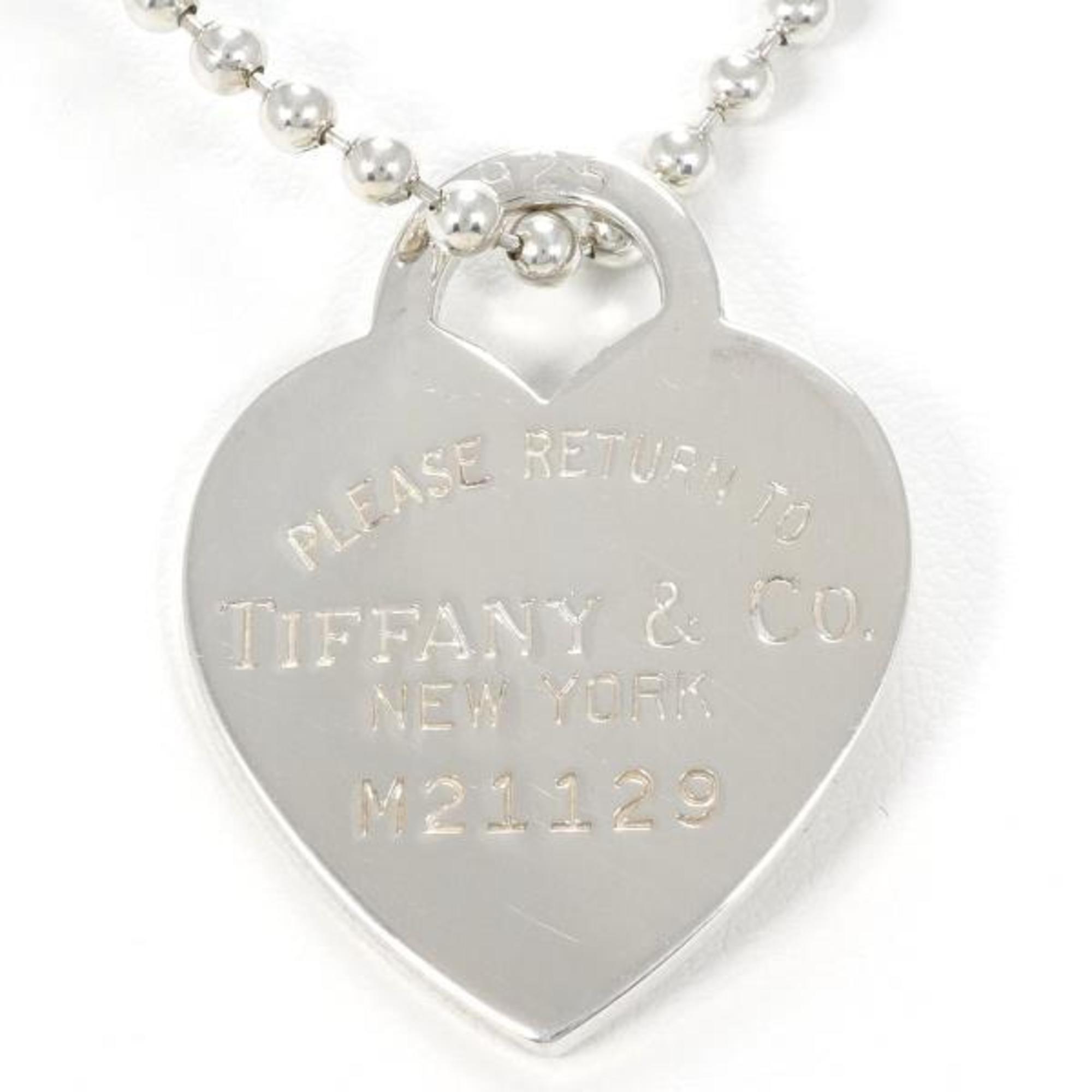 Tiffany Return to Heart Silver Necklace Total Weight Approx. 22.0g 86cm Jewelry