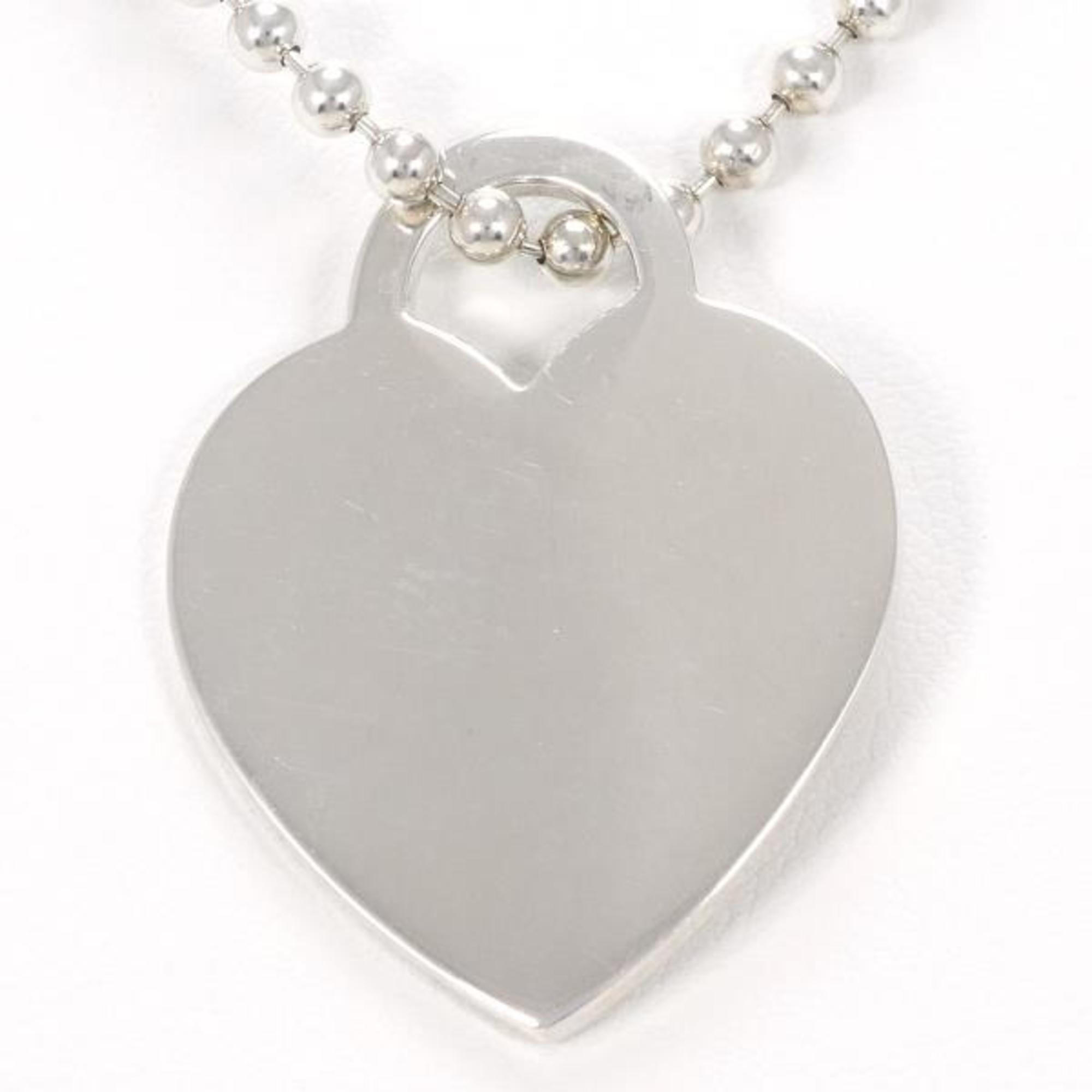 Tiffany Return to Heart Silver Necklace Total Weight Approx. 22.0g 86cm Jewelry