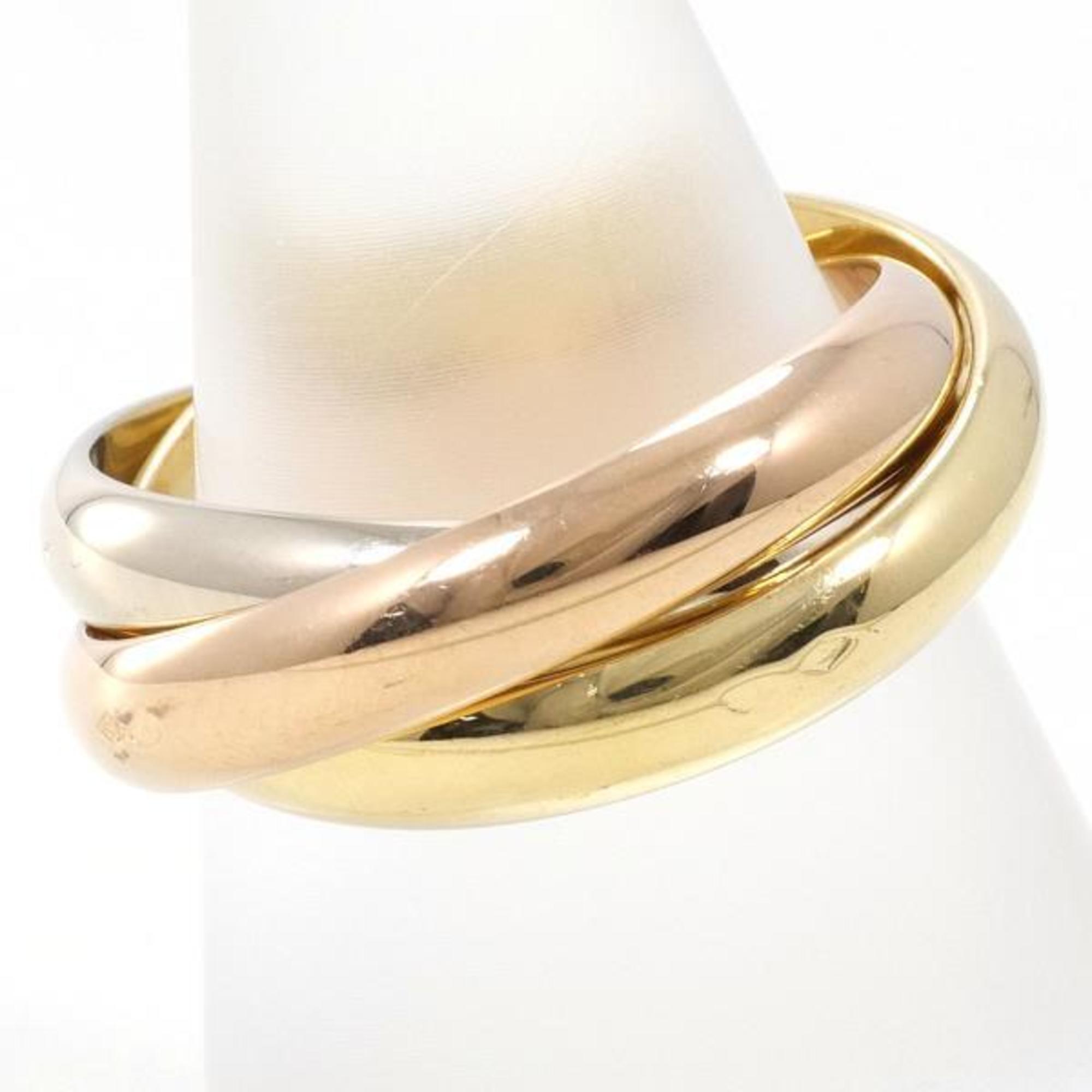 Cartier Trinity K18YGWGPG Ring Total Weight Approx. 12.0g Jewelry