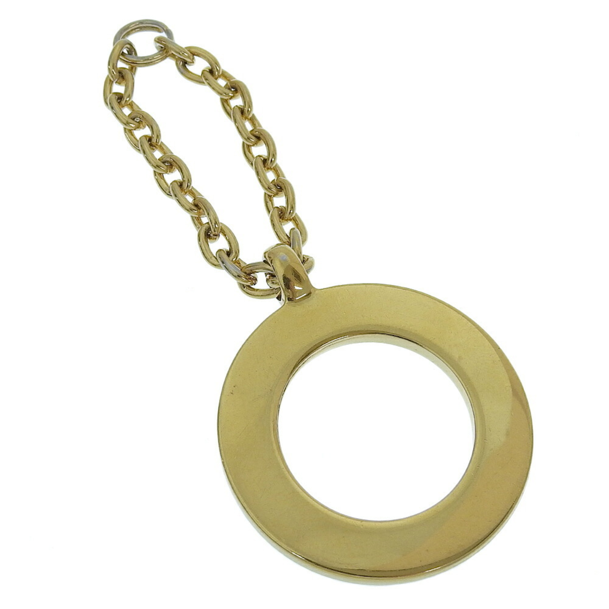 Celine CELINE Circle Charm Keychain