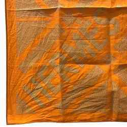 Hermes Women's Cotton Scarf Orange