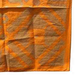Hermes Women's Cotton Scarf Orange