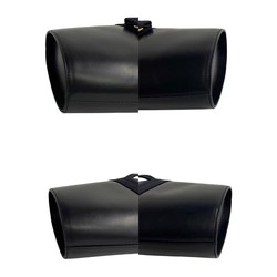 Salvatore Ferragamo Vara Ribbon Metal Fittings Leather Handbag Navy 11625