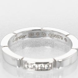 Cartier CARTIER Maillon Panthère Ring K18 WG White Gold 4P Diamond Approx. 4.15g I201823038