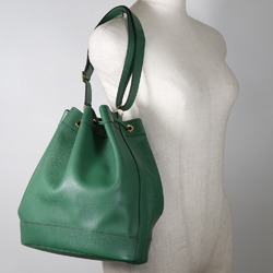 HERMES Market GM Shoulder Bag Couchevel 1991 Green 〇U Women's I111624045