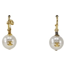 CHANEL Earrings Fake Pearl x Gold Plated Approx. 6.5g Women's I111624140