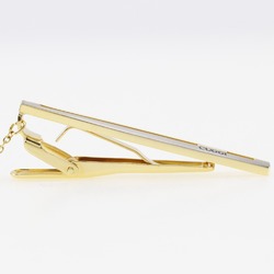 GUCCI tie pin gold plated logo men's I211723178