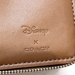 Coach COACH Signature CN035 Disney Collaboration Mickey Mouse Bifold Wallet Men's Women's