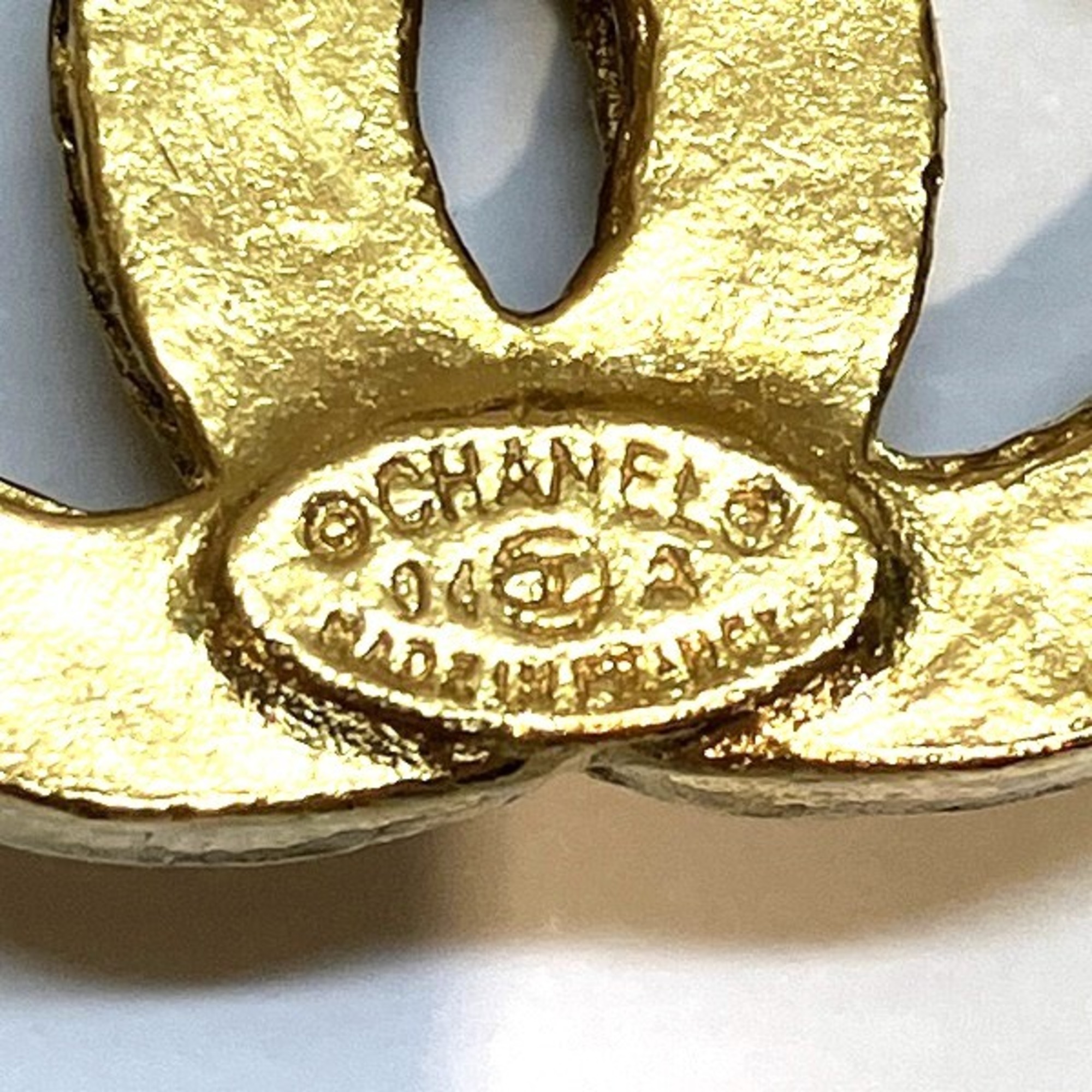 CHANEL Triple Coco Mark 94A Brand Accessories Brooch Men's Women's