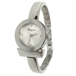 Salvatore Ferragamo Women's Watch Gancini Bangle FQ5010013 Silver Dial Dot Stainless Steel Quartz aq9218