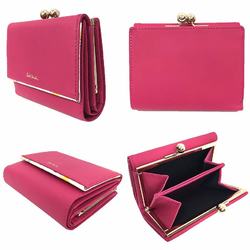 Paul Smith Fold Wallet PWD514 Leather Pink Women's aq9341