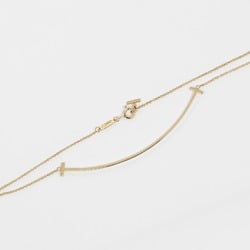 Tiffany TIFFANY&Co. T Smile Large Necklace 6.9cm K18 YG Yellow Gold Approx. 3.8g I211323136