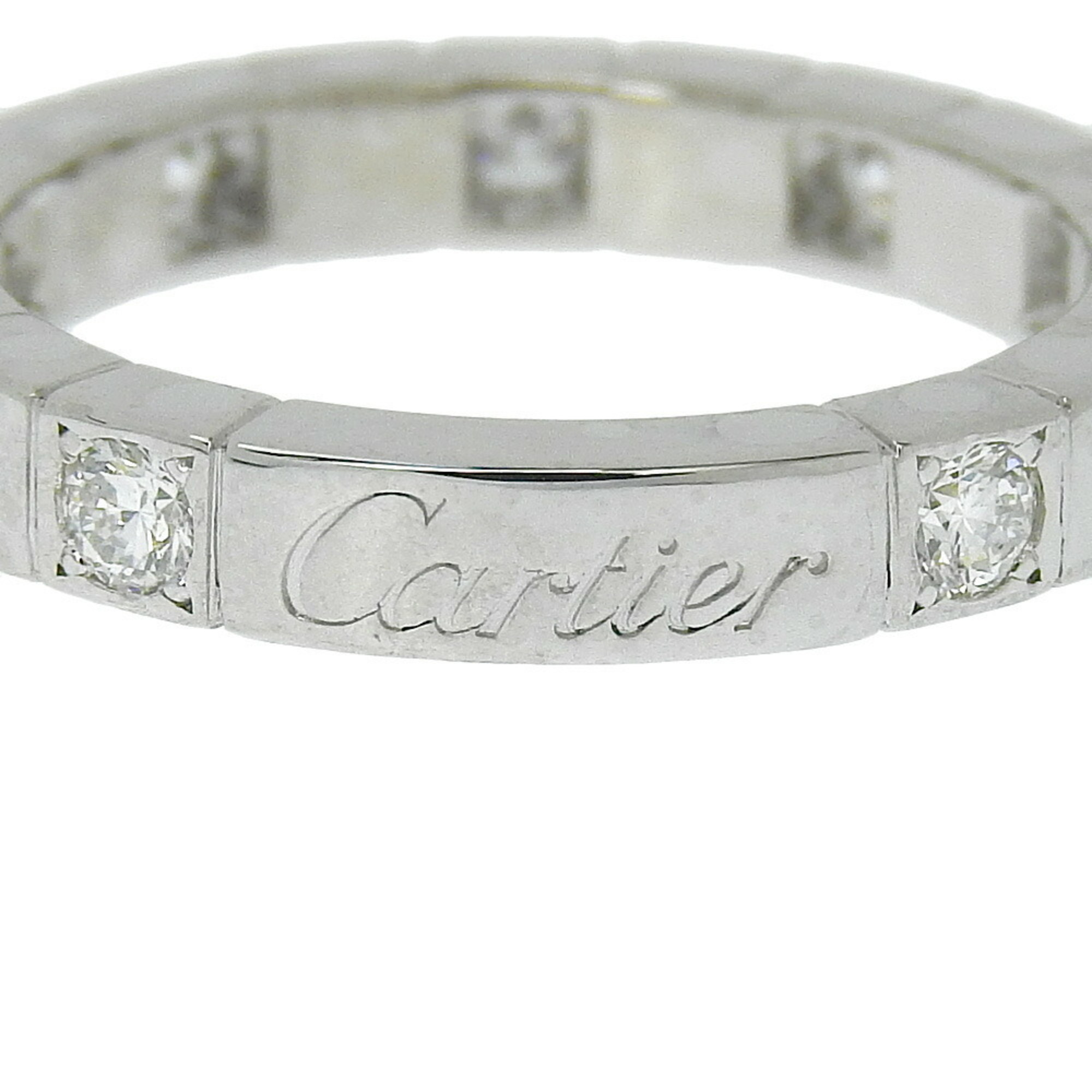 Cartier CARTIER Lanieres Ring K18 White Gold x Diamond Approx. 4.6g Women's I222323011