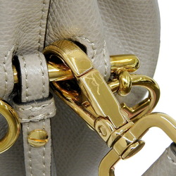 FENDI Montresor bag shoulder leather beige 8BS010