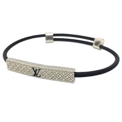 LOUIS VUITTON Louis Vuitton Leather Bracelet Champs Elysées M8332 Black x Men's aq9370