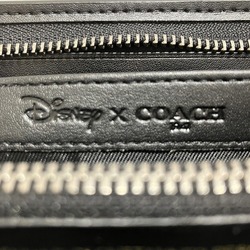 Coach COACH Disney Collaboration Mickey Round Zipper F54000 Long Wallet Men's Women's