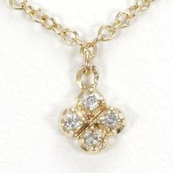 Folli Follie 10K YG Necklace Diamond 0.02 Total Weight Approx. 1.0g 40cm Jewelry