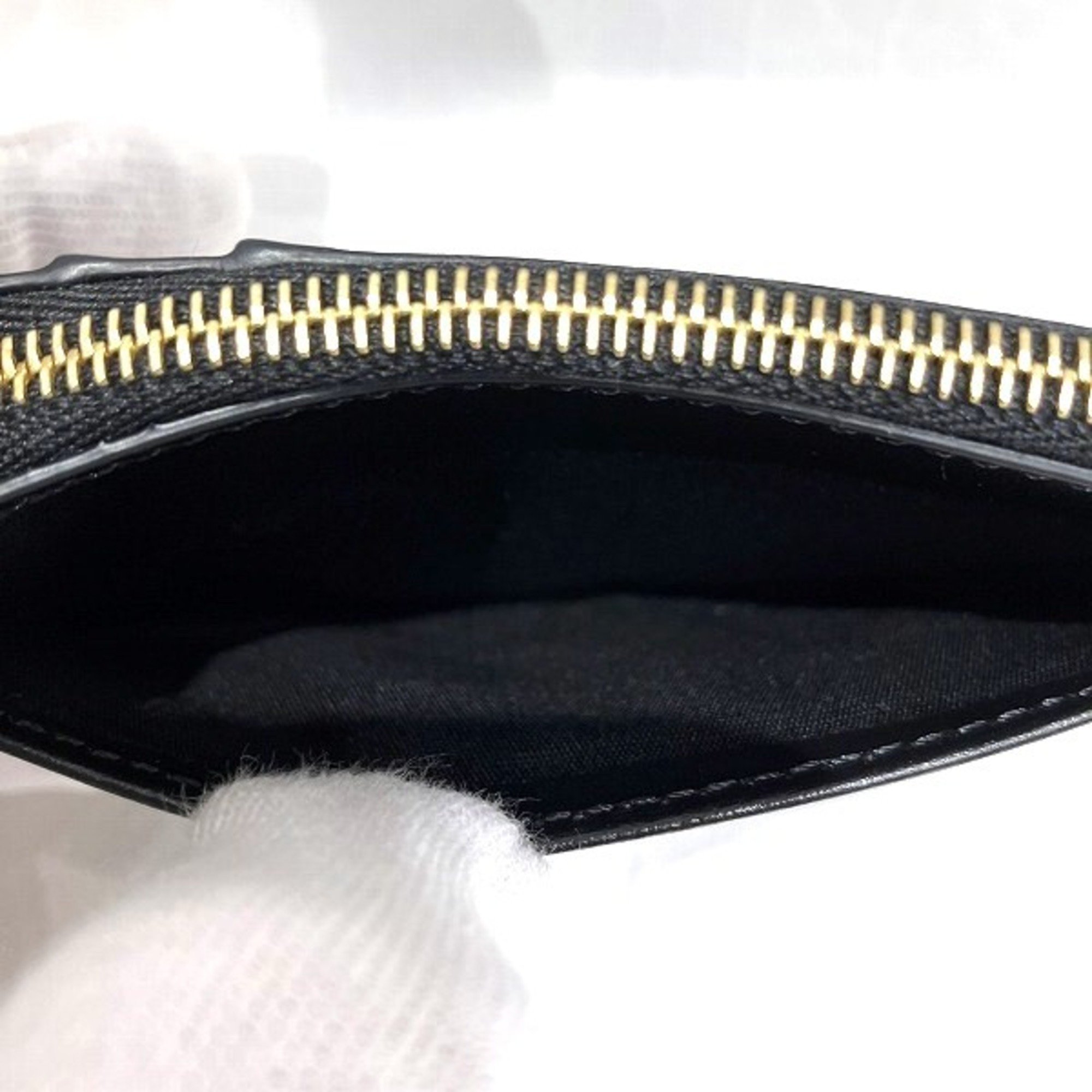 CELINE Cuir Triomphe Zipped Card Holder 10K583EMH.38NO Brand Accessories Wallet/Coin Case Men's Women's