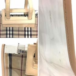 Burberry BURBERRY Clear Tote Bag 3WAY Check aq8668