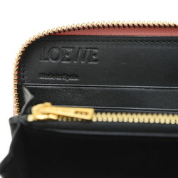Loewe Puzzle Zip Around Round Long Wallet Leather Pink C510T12X10