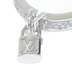 Louis Vuitton Berg Lockit Ring K18WG Diamond #53