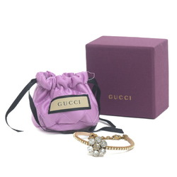 Gucci Crystal Double G Bracelet Gold 651557