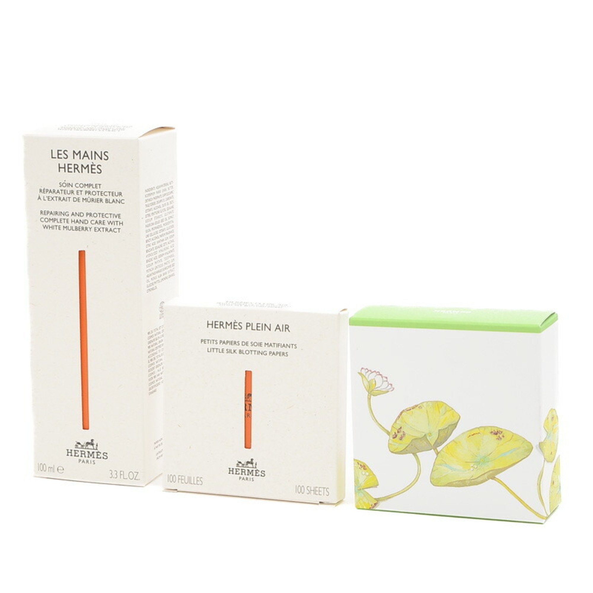 Hermes Years Hand Cream Perfumed Soap Face Paper
