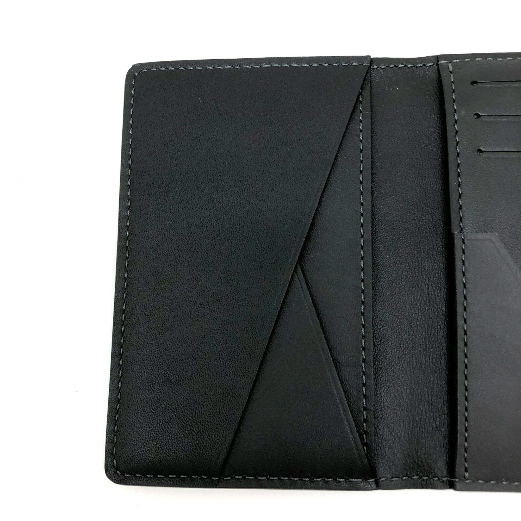 LOUIS VUITTON V-Line Organizer de Poche M61192 Leather Black Men's Business Card Holder/Card Case Pass ITB26NXZYUPG RM5115D