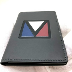 LOUIS VUITTON V-Line Organizer de Poche M61192 Leather Black Men's Business Card Holder/Card Case Pass ITB26NXZYUPG RM5115D