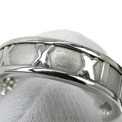 Tiffany TIFFANY&Co. Atlas Ring K18 White Gold x Diamond Approx. 7.3g Women's I222323003