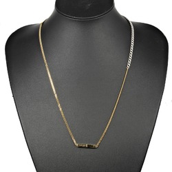Bottega Veneta BOTTEGAVENETA ID Chain Necklace 925 Silver Gold Plated Approx. 15.2g I182323193