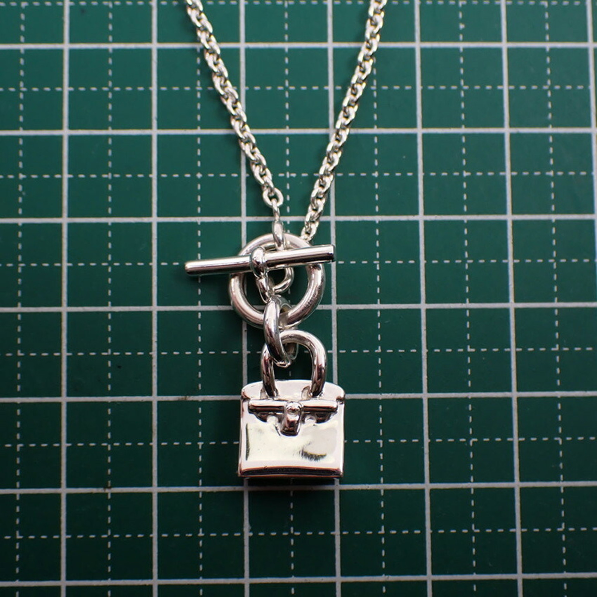 HERMES 925 Amulet Birkin Necklace