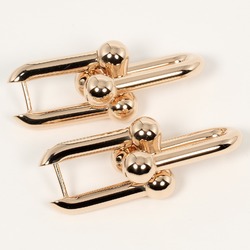 Tiffany TIFFANY&Co. Hardware Large Earrings K18 PG Pink Gold Approx. 11.6g T121724520