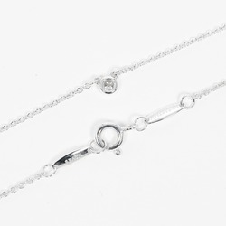 Tiffany TIFFANY&Co. Visor Yard Necklace 925 Silver Diamond Approx. 1.55g I112223026
