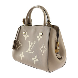 LOUIS VUITTON Montaigne BB Handbag M45489 Giant Monogram Empreinte Tourtelle Crème Shoulder Bag Vuitton