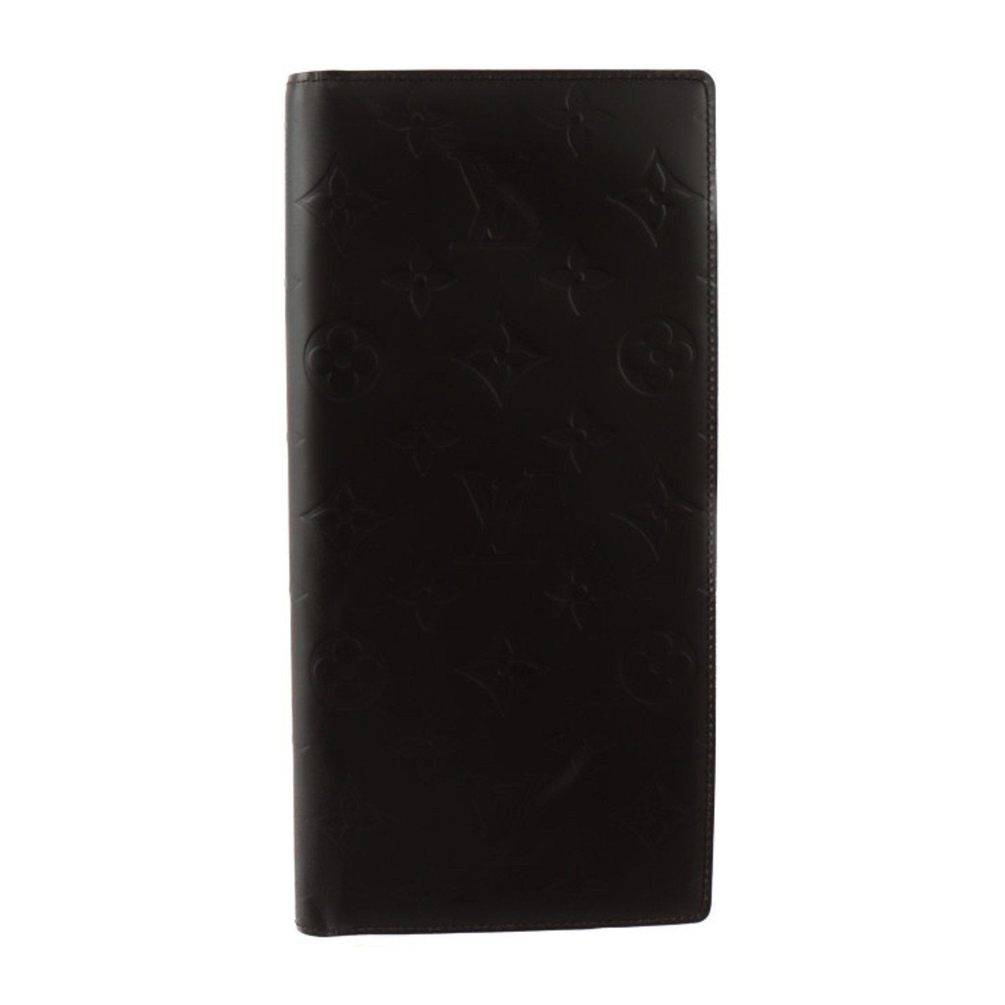 LOUIS VUITTON Portefeuille Double Monogram Glace Long Wallet M66480 Leather Brown Bifold