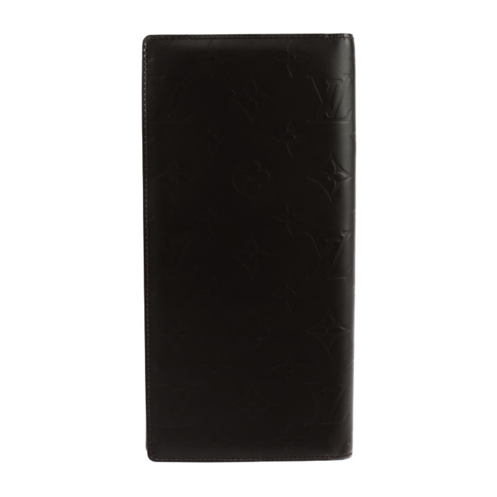 LOUIS VUITTON Portefeuille Double Monogram Glace Long Wallet M66480 Leather Brown Bifold