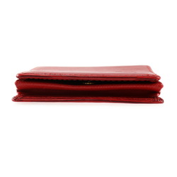 LOUIS VUITTON Portomone Boite Coin Case M63697 Epi Leather Castilian Red Square Purse Vuitton