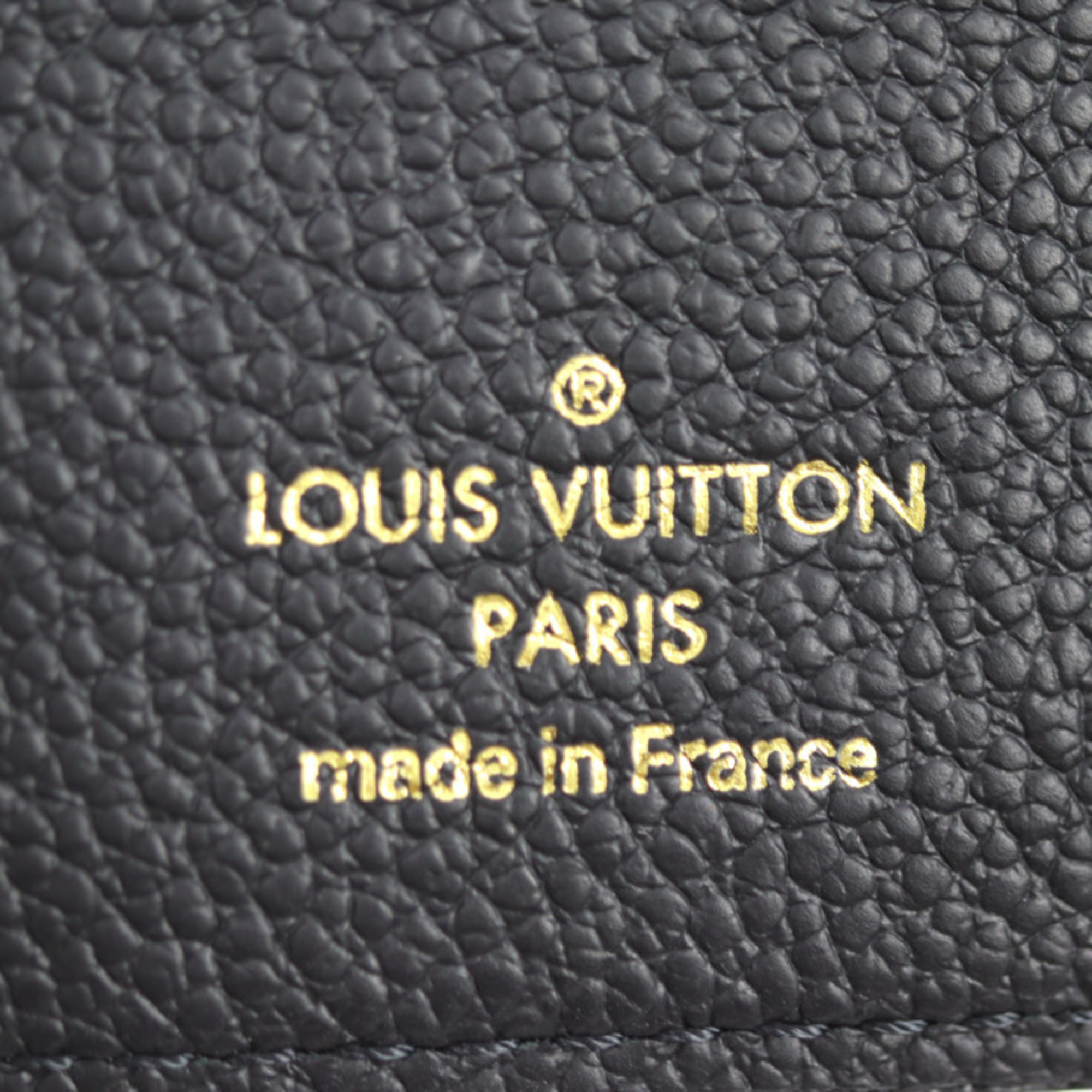 LOUIS VUITTON Portefeuille Metis Compact Trifold Wallet M80880 Monogram Empreinte Black Round Zip Vuitton