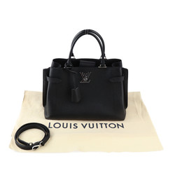 LOUIS VUITTON Rock Me Day Handbag M53730 Grain Calf Leather Black Tote Bag Shoulder Vuitton