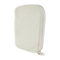 LOUIS VUITTON Utility Side Bag Monogram Shoulder M53297 Taurillon Leather Off-White Body Pouch