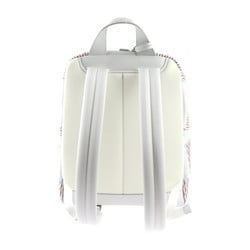 LOUIS VUITTON Louis Vuitton Racer Backpack Damier Spray Rucksack/Daypack M20664 PVC Leather White Red